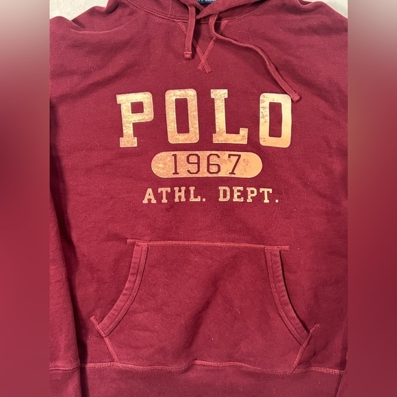Polo Ralph Lauren Large Res Polo 67 Classic Hoodie Sweatshirt EUC 1967 - Picture 4 of 11